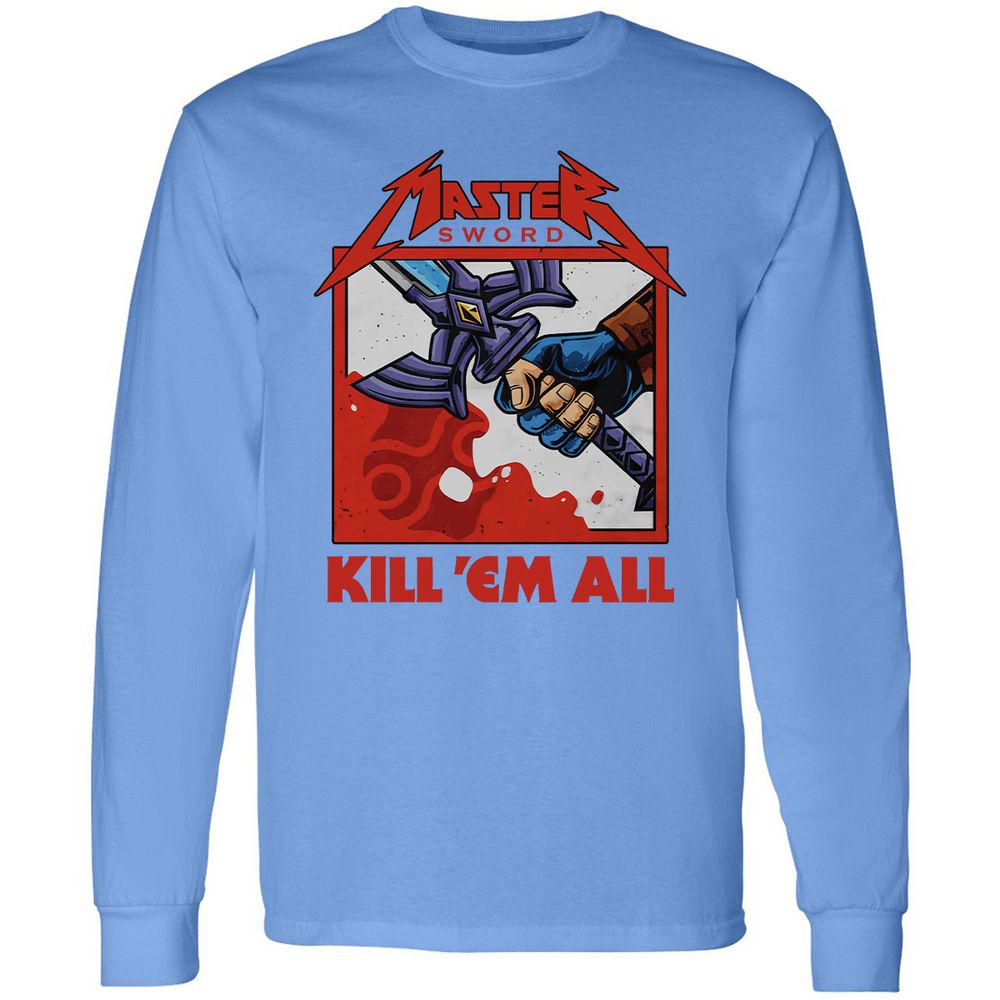 Long Sleeve T-Shirt - ABVFSN4Y - Carolina Blue - 12