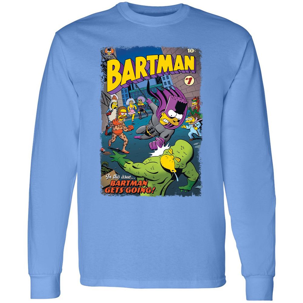 Long Sleeve T-Shirt - 6V74Q9UE - Carolina Blue - 12