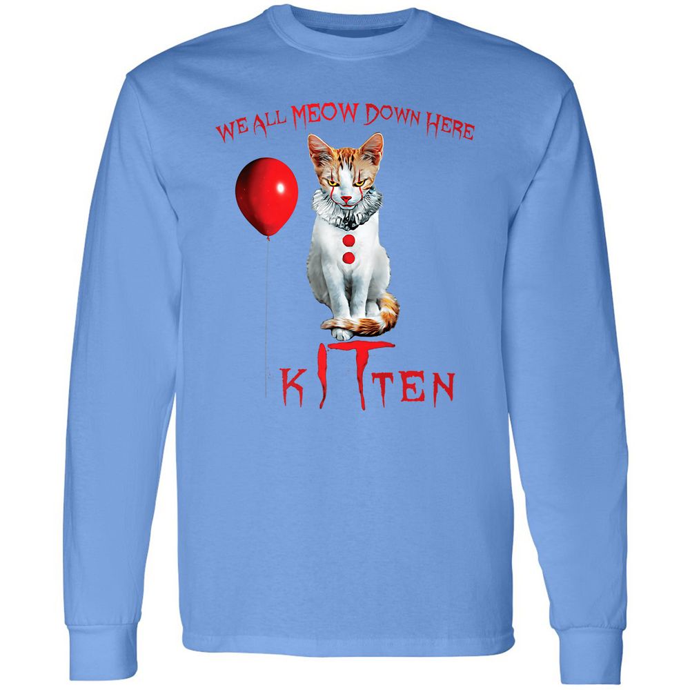 Long Sleeve T-Shirt - KL8PFMJG - Carolina Blue - 12