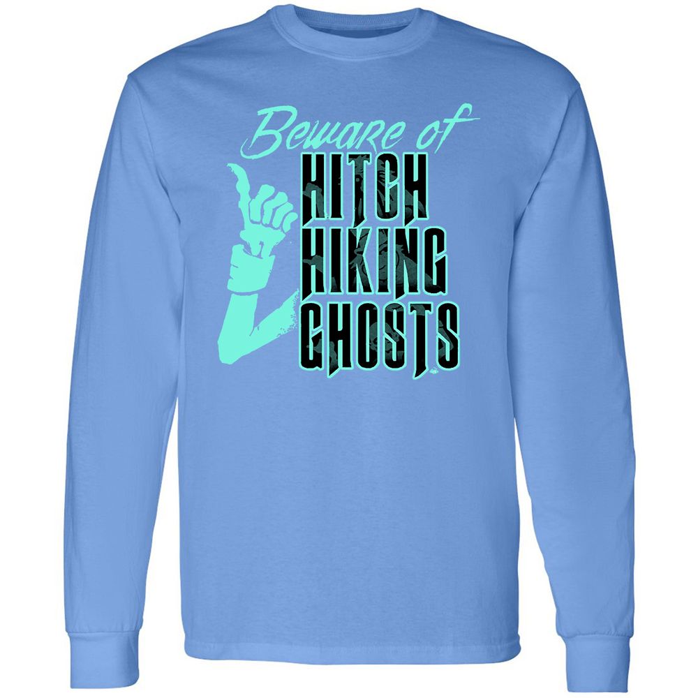 Long Sleeve T-Shirt - WYGZDMYQ - Carolina Blue - 12