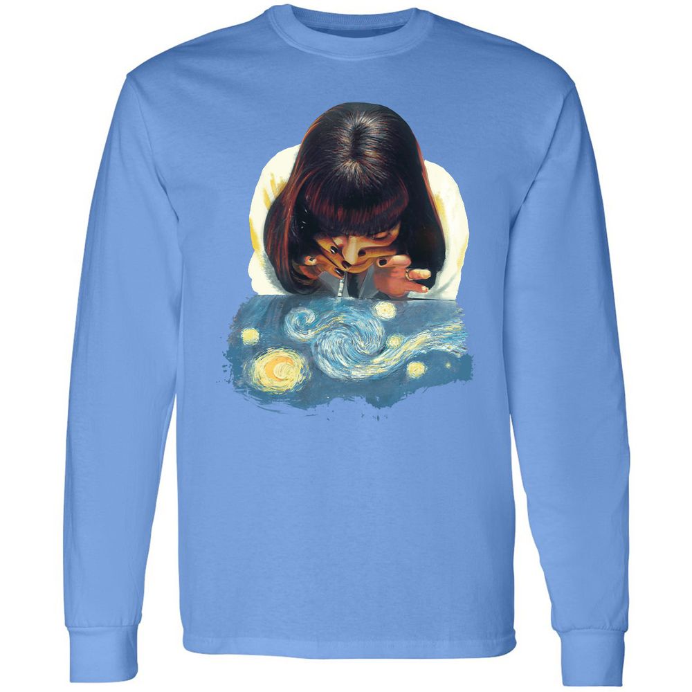 Long Sleeve T-Shirt - ZKT5D44S - Carolina Blue - 12
