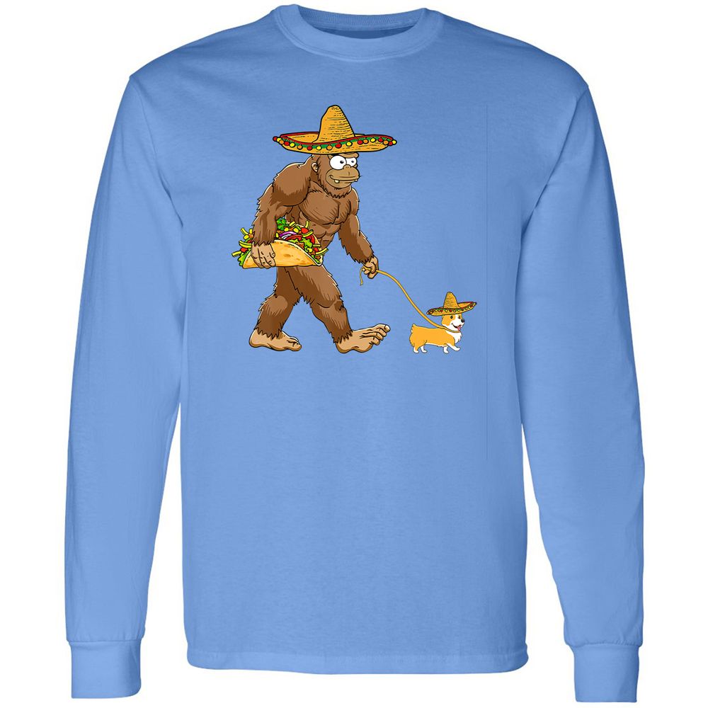 Long Sleeve T-Shirt - 978C7HHT - Carolina Blue - 12