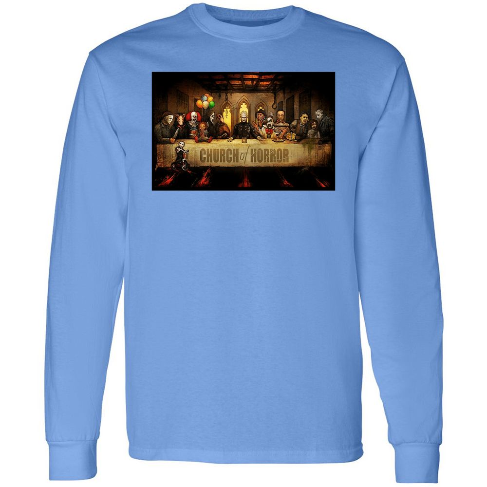 Long Sleeve T-Shirt - KKN2JXLU - Carolina Blue - 12