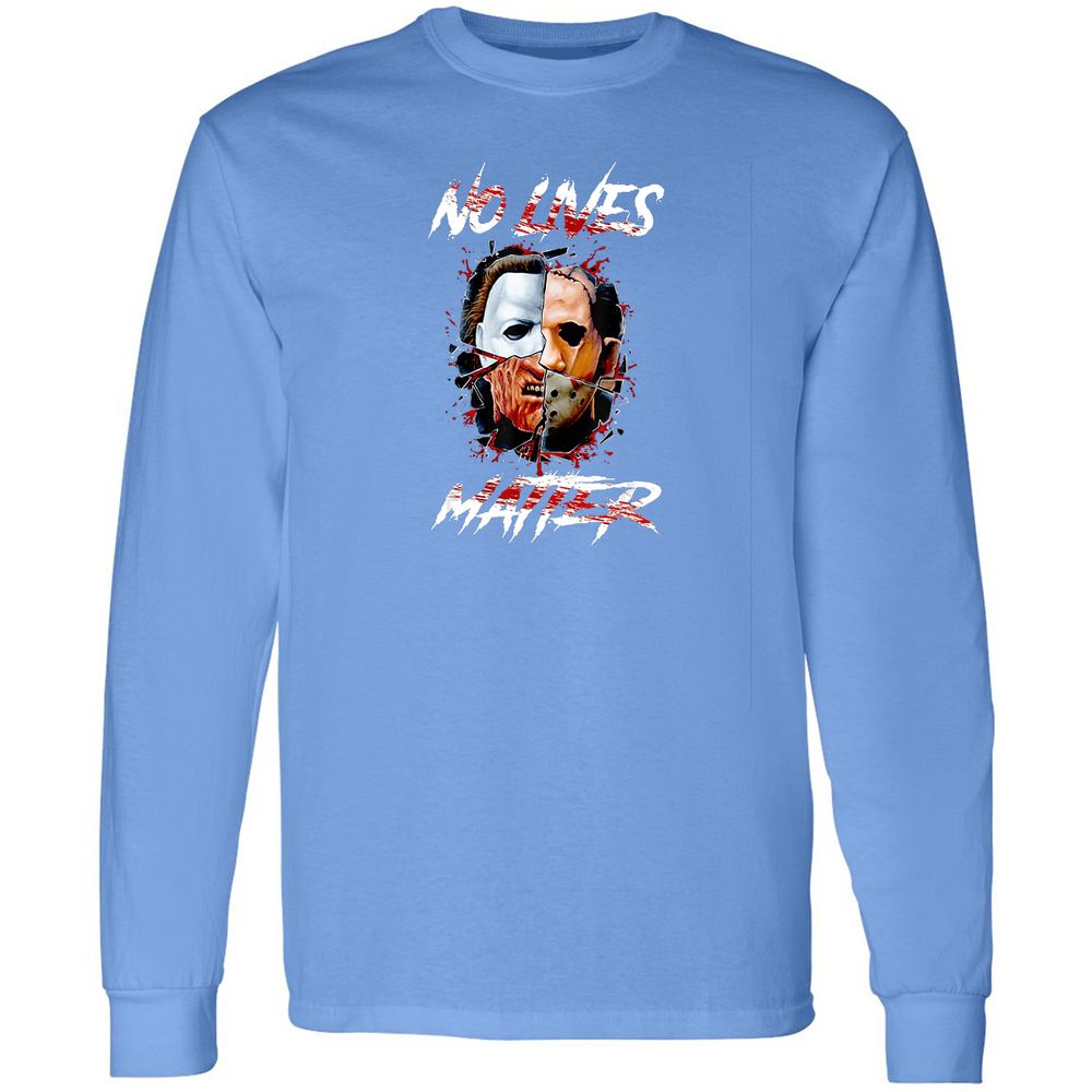 Long Sleeve T-Shirt - MD987JVH - Carolina Blue - 12