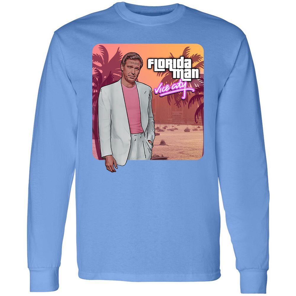 Long Sleeve T-Shirt - 96CPNVBL - Carolina Blue - 12