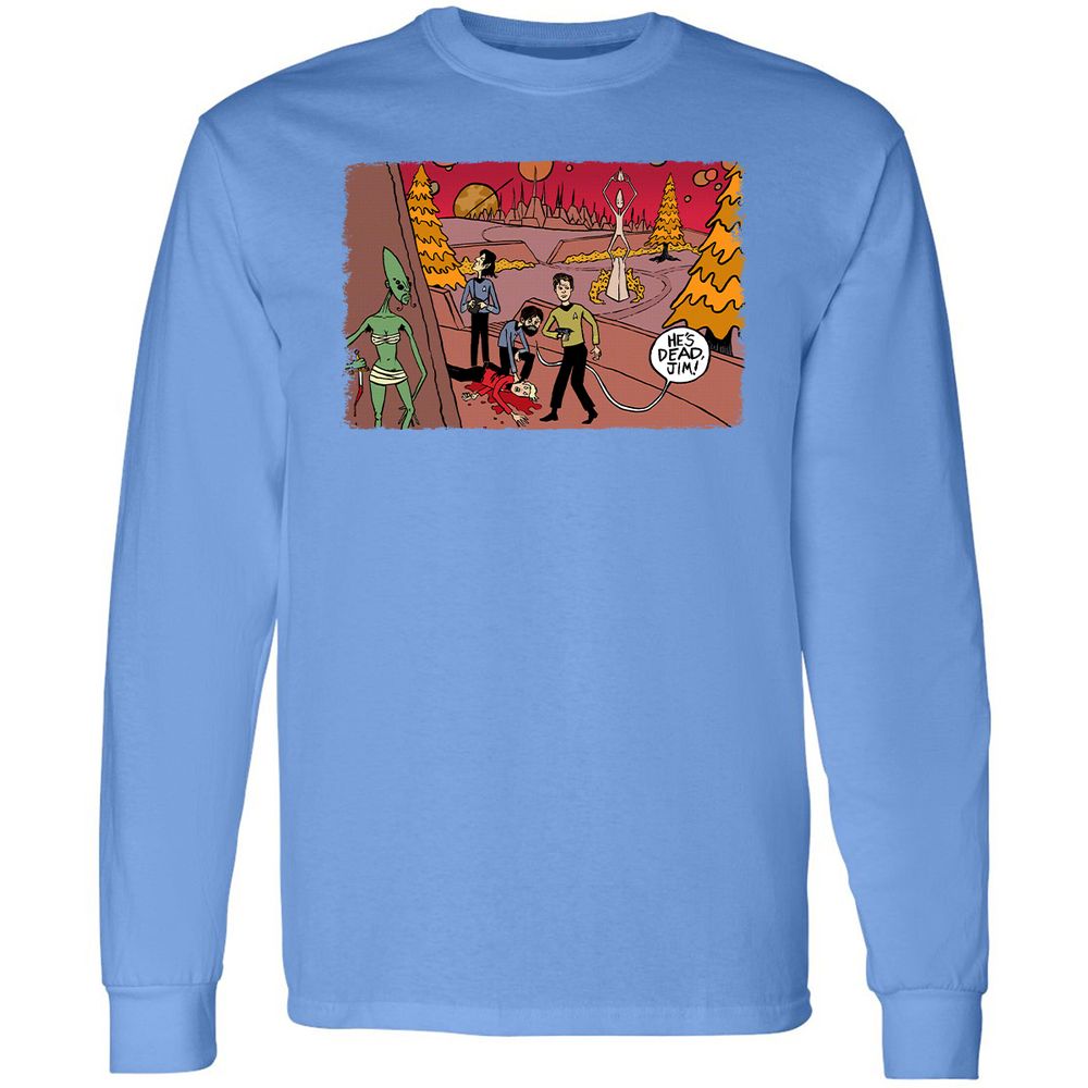 Long Sleeve T-Shirt - AWUH78MH - Carolina Blue - 12