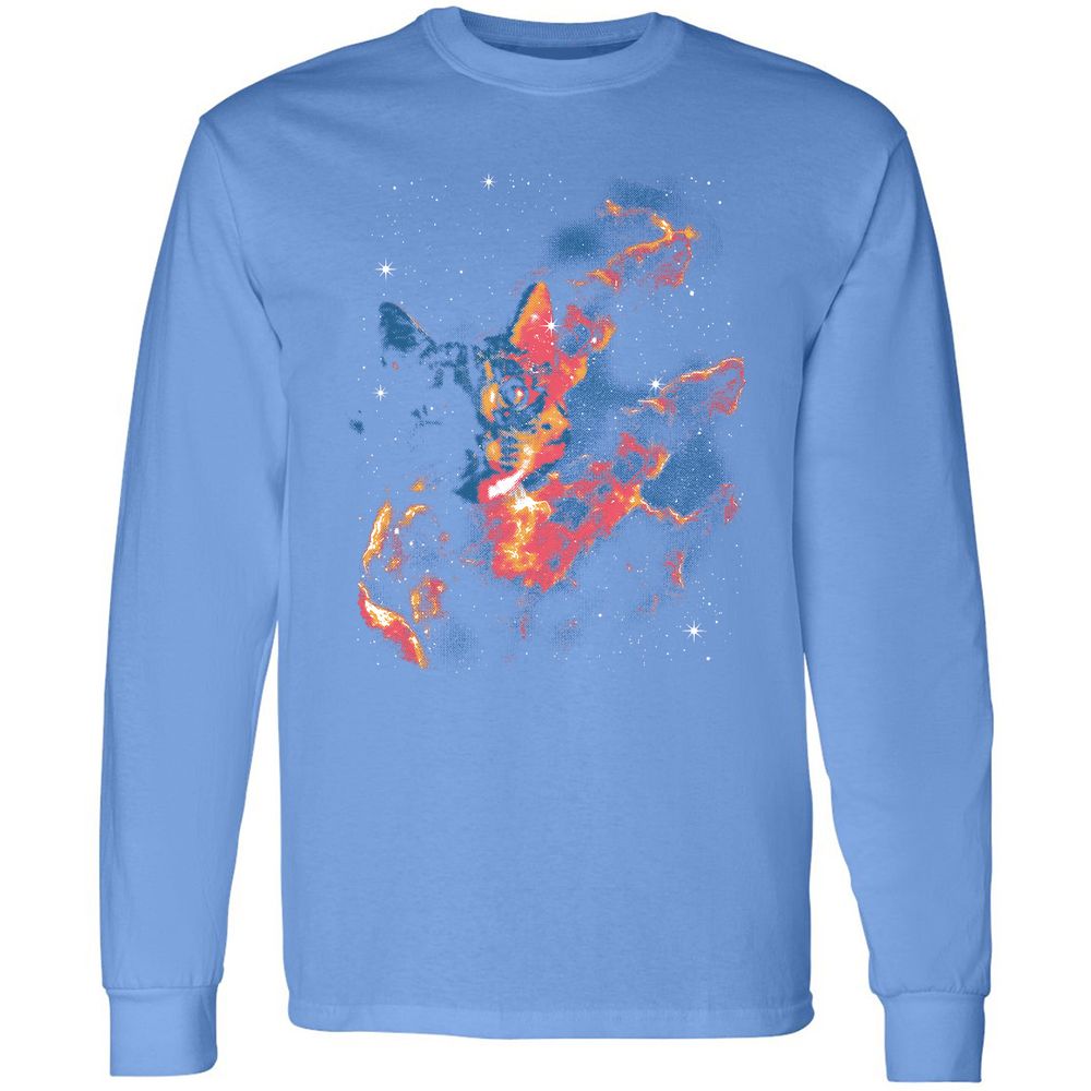 Long Sleeve T-Shirt - M8GZQVBA - Carolina Blue - 12
