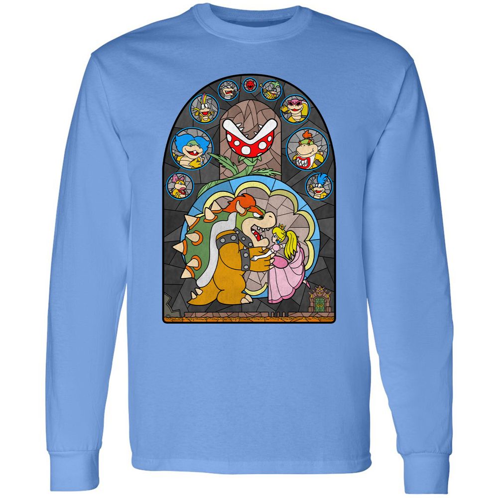 Long Sleeve T-Shirt - JJ9KBT37 - Carolina Blue - 12