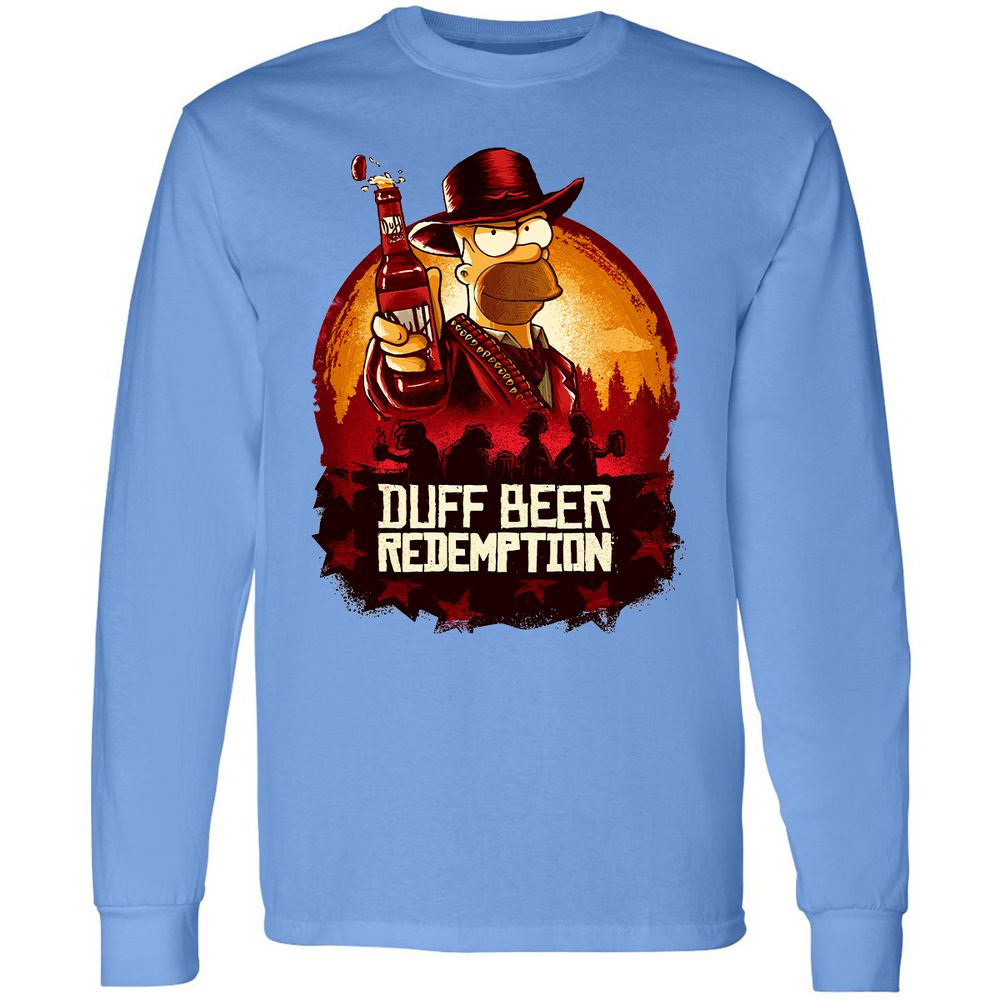 Long Sleeve T-Shirt - QAX9XERD - Carolina Blue - 12