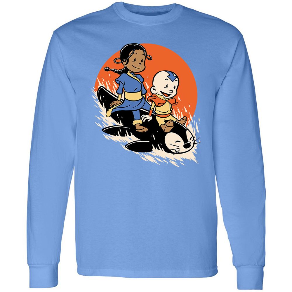 Long Sleeve T-Shirt - 46CQ8JD7 - Carolina Blue - 12