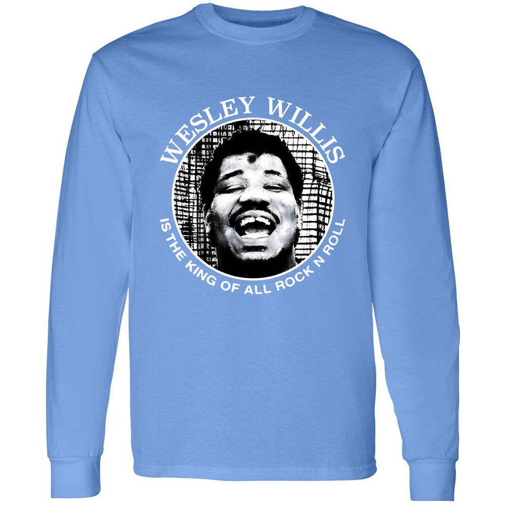 Wesley Willis is the king - Carolina Blue - 12