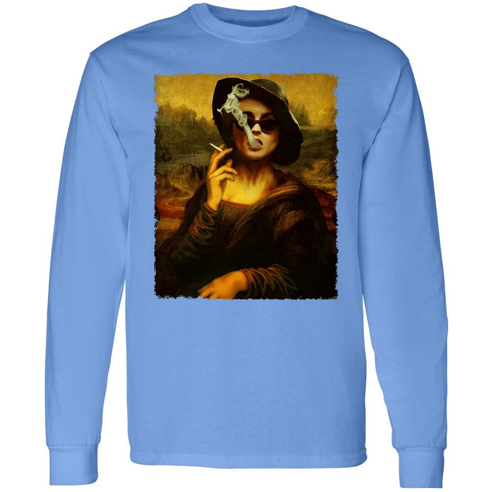Long Sleeve T-Shirt - REQLPQFD - Carolina Blue - 12