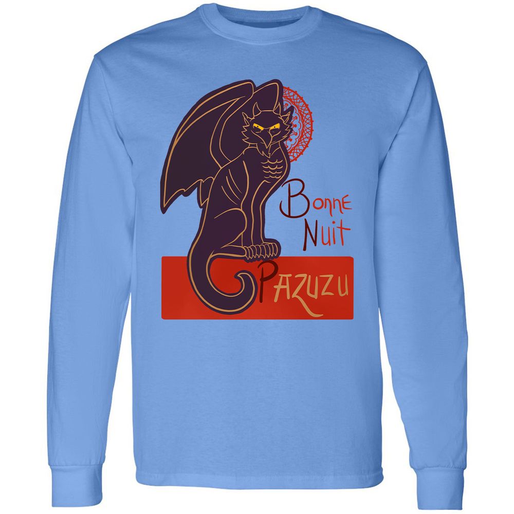 Long Sleeve T-Shirt - ZBBQSZXZ - Carolina Blue - 12