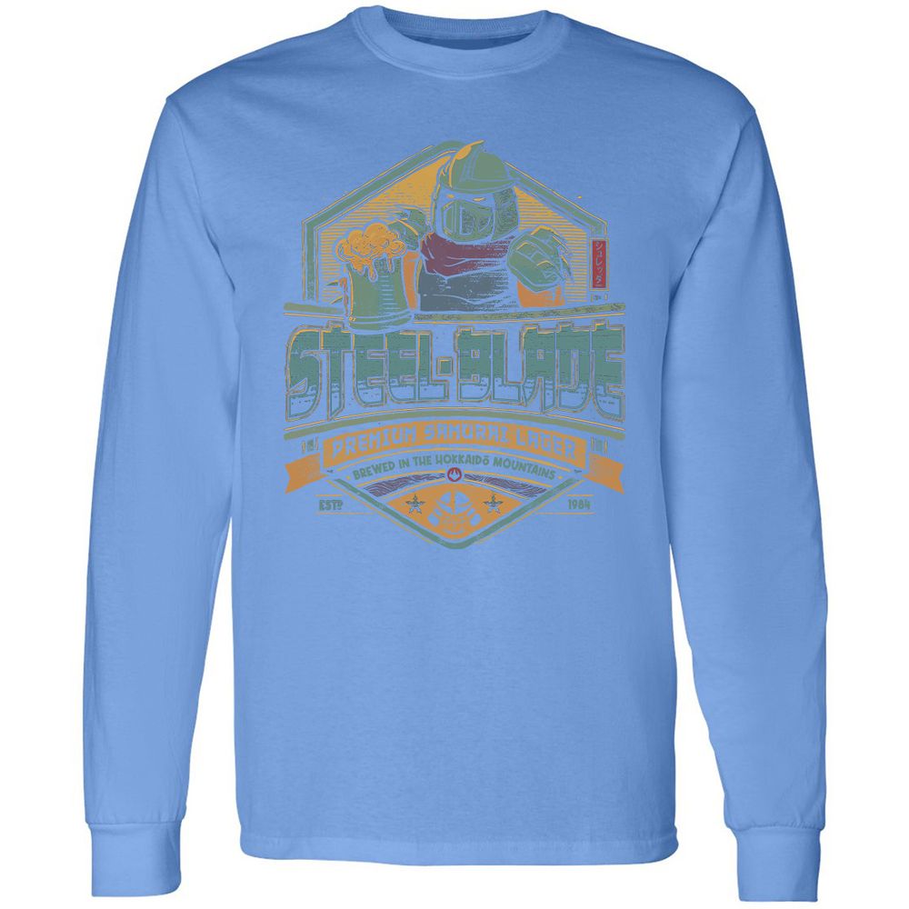 Long Sleeve T-Shirt - CWZLCQ96 - Carolina Blue - 12