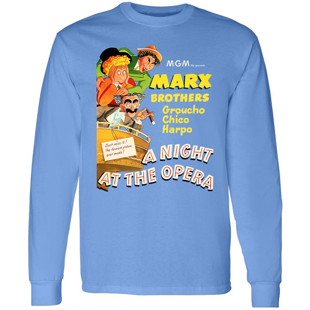 Long Sleeve T-Shirt - JZLYU6NK - Carolina Blue - 12