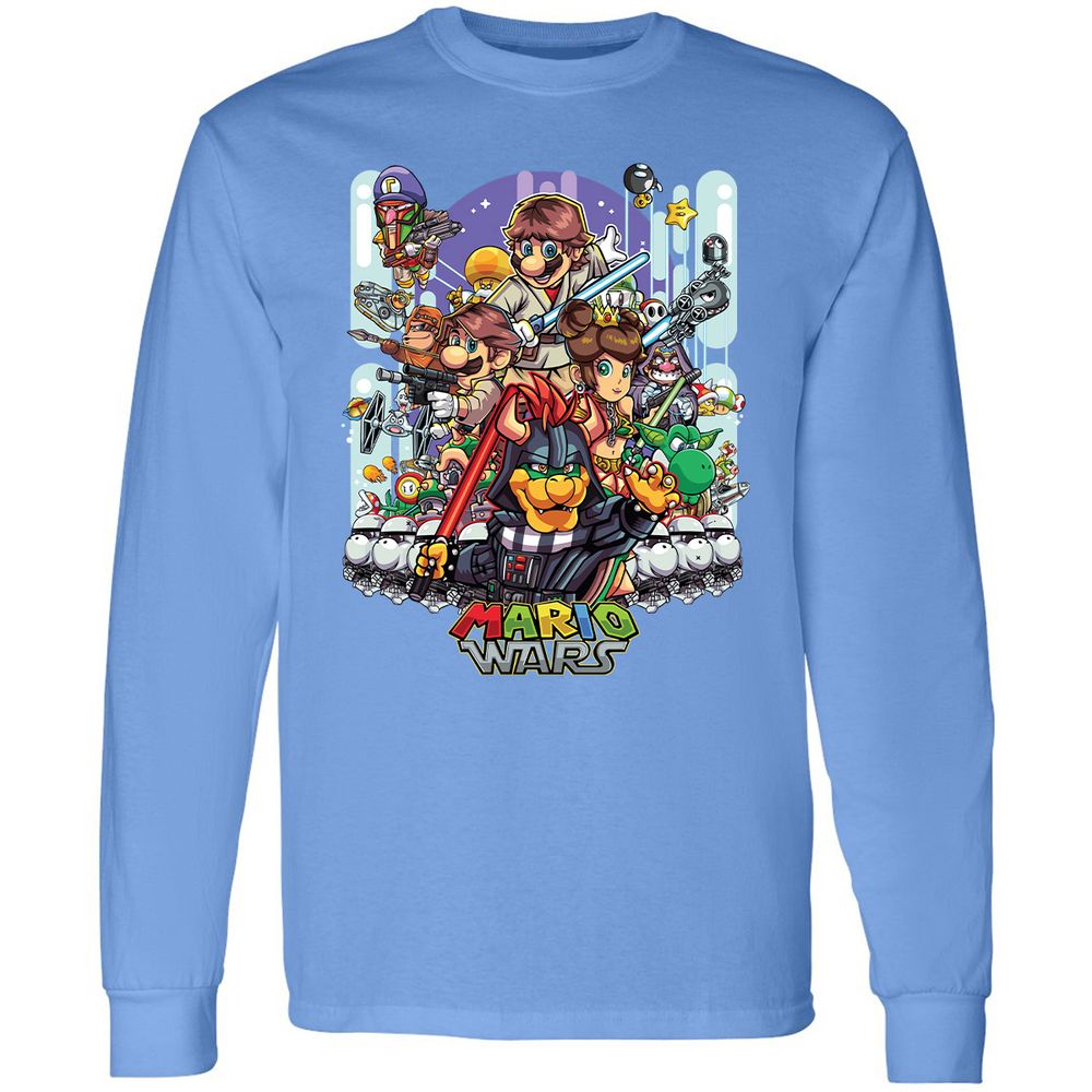 Long Sleeve T-Shirt - LMPEUBS2 - Carolina Blue - 12