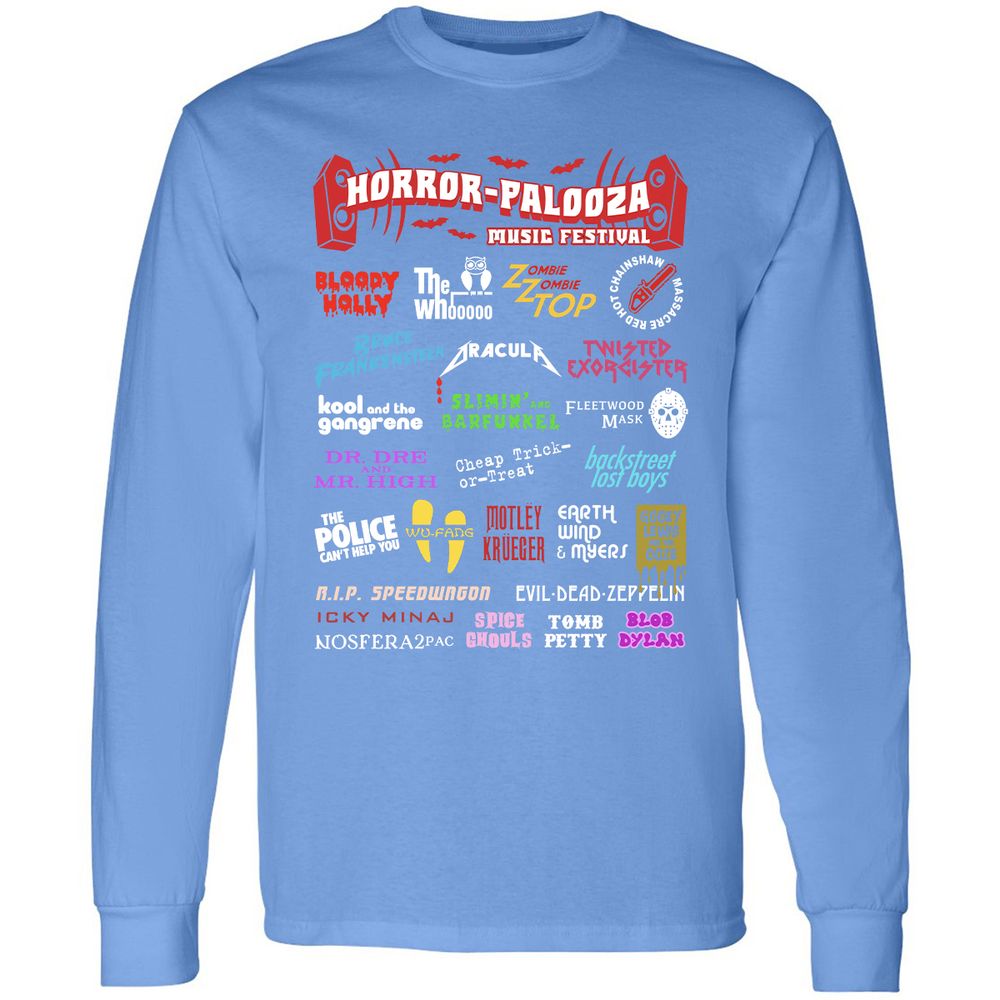 Long Sleeve T-Shirt - MUY9VX7U - Carolina Blue - 12