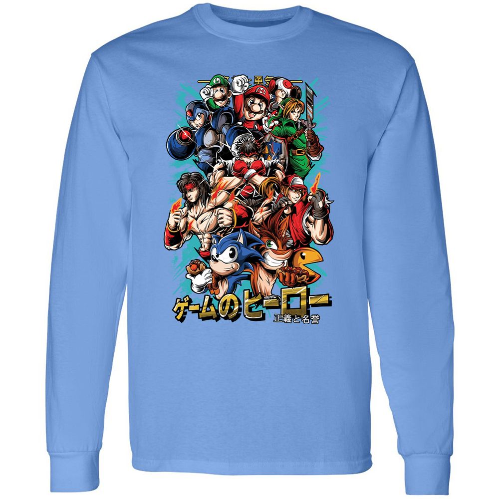 Long Sleeve T-Shirt - MCNPJ5W3 - Carolina Blue - 12