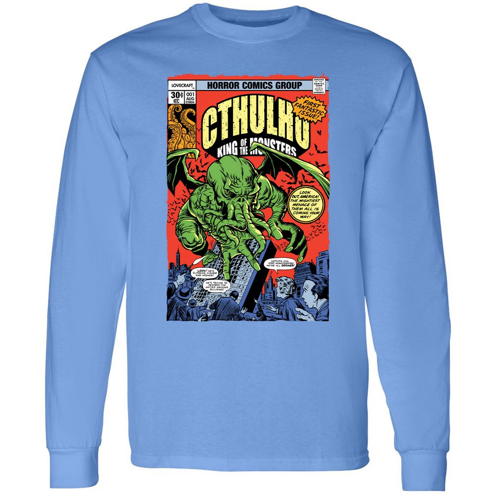 Long Sleeve T-Shirt - T4S3RL7Z - Carolina Blue - 12