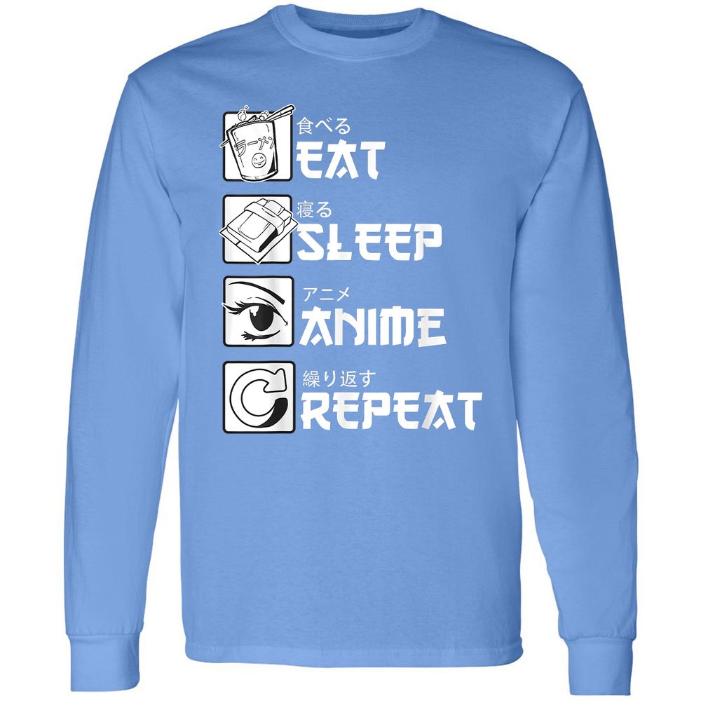 Long Sleeve T-Shirt - XR2PAX9W - Carolina Blue - 12