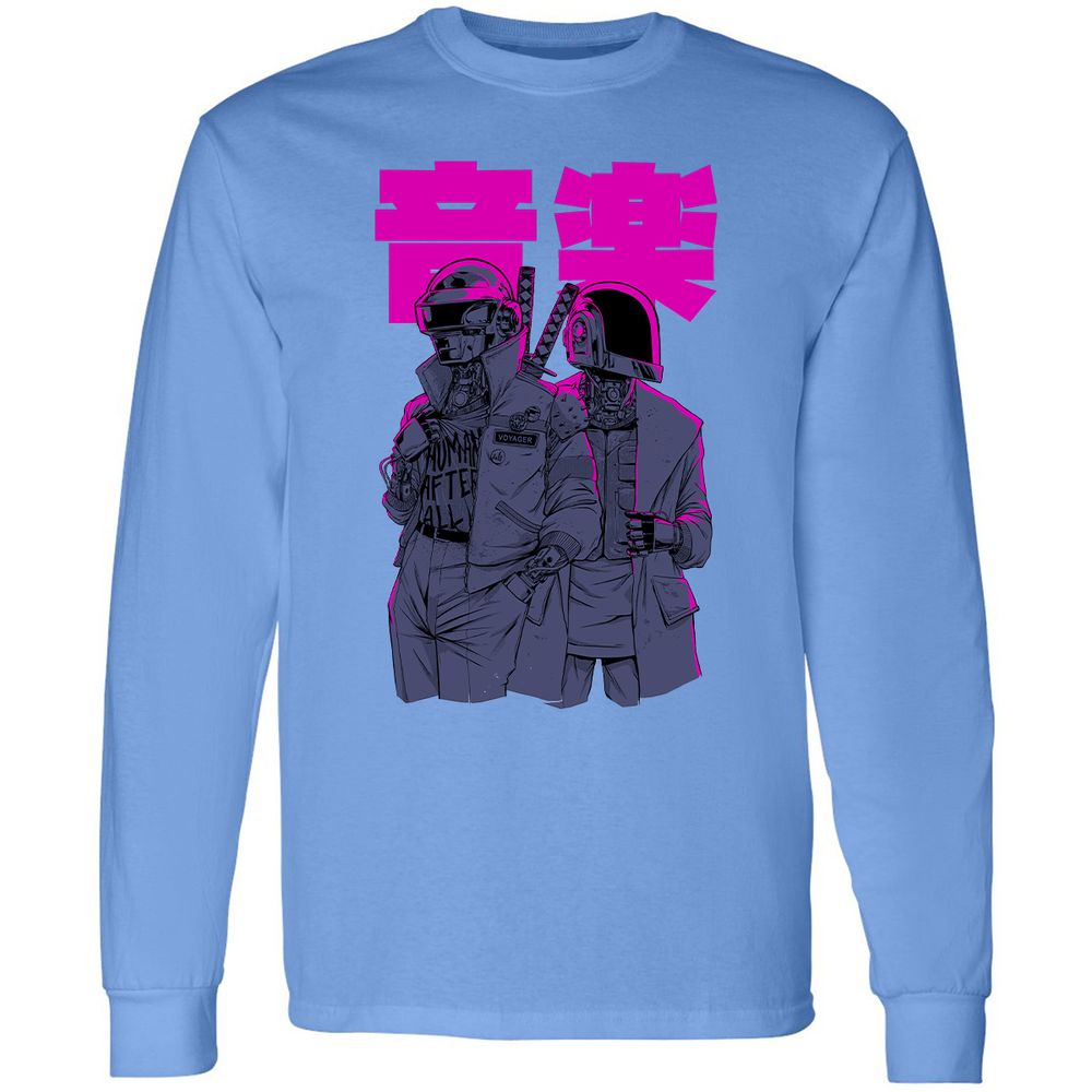 Long Sleeve T-Shirt - 4HSVJVN9 - Carolina Blue - 12