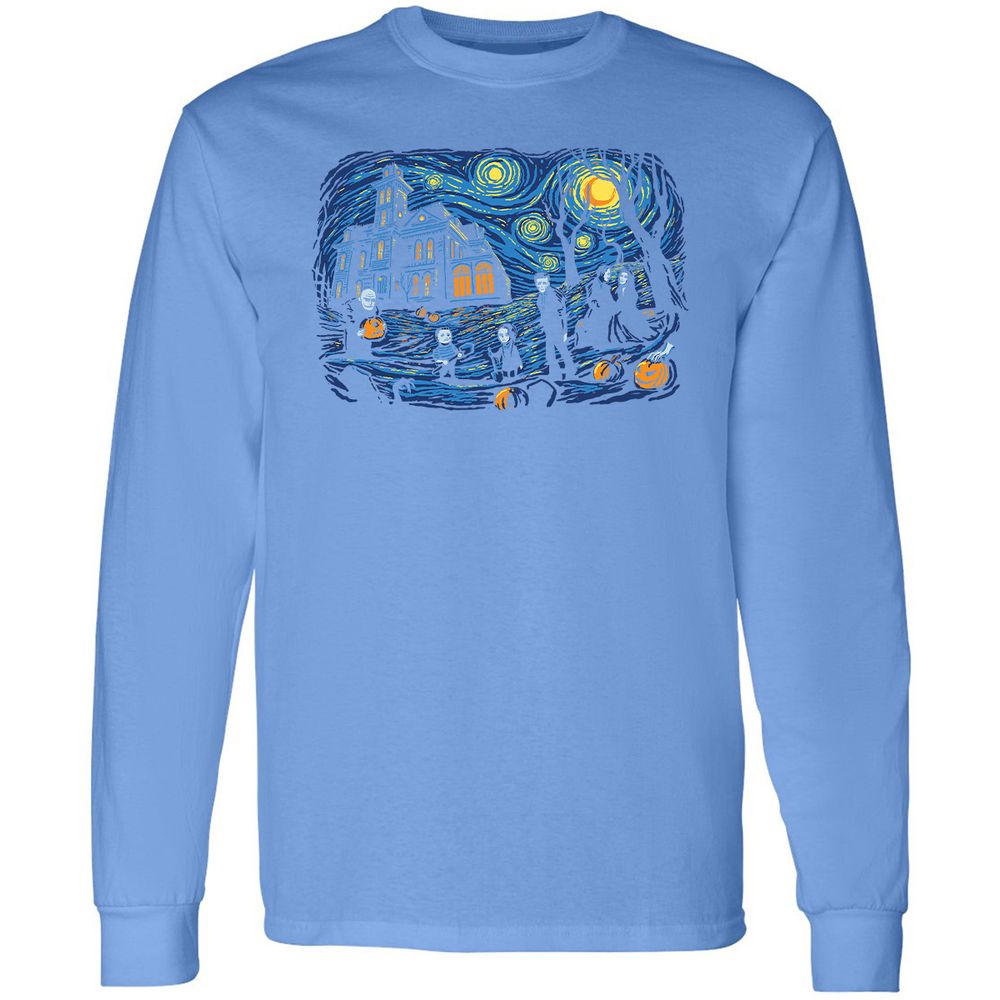Long Sleeve T-Shirt - E9W7VKMY - Carolina Blue - 12