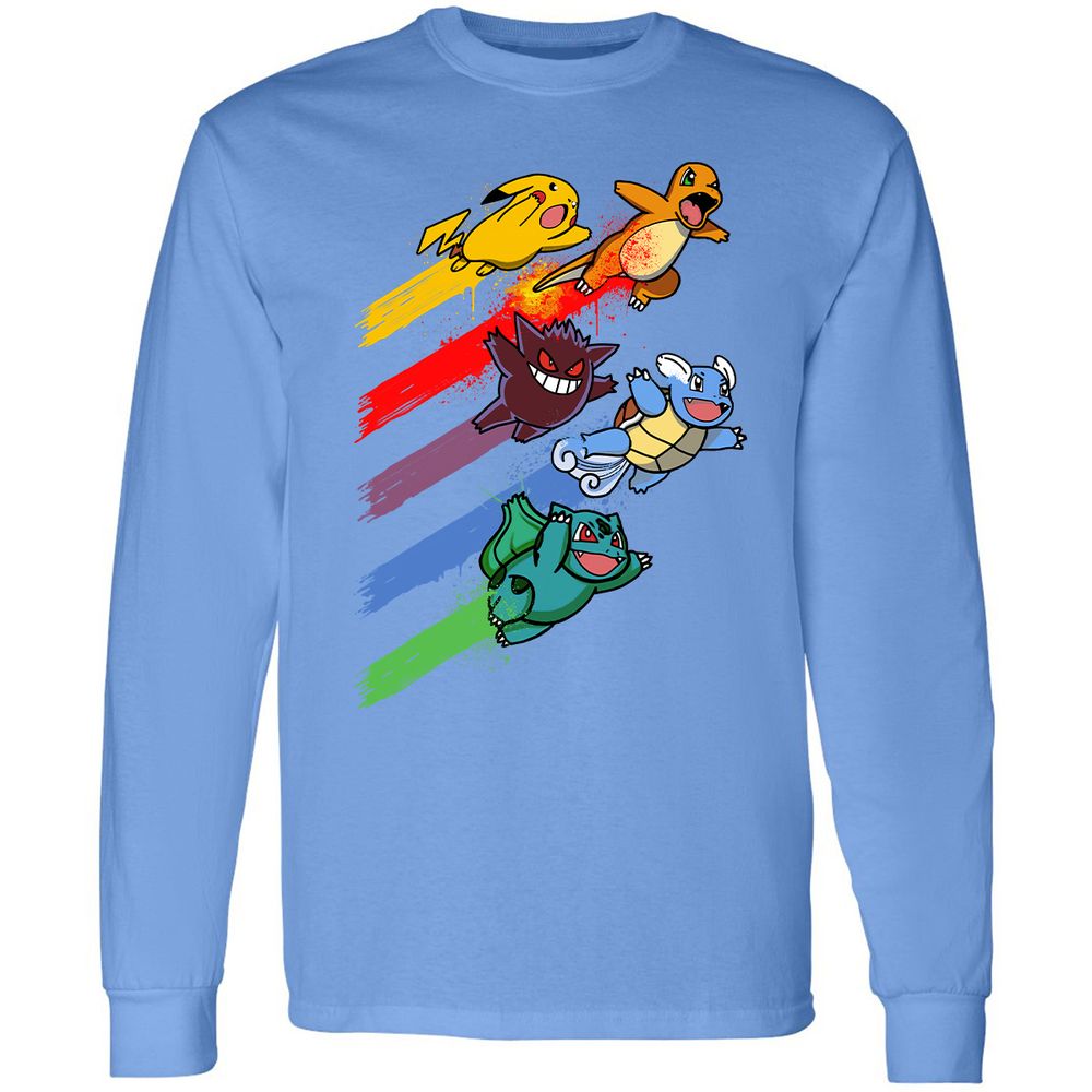 Long Sleeve T-Shirt - KMN5JGQ4 - Carolina Blue - 12