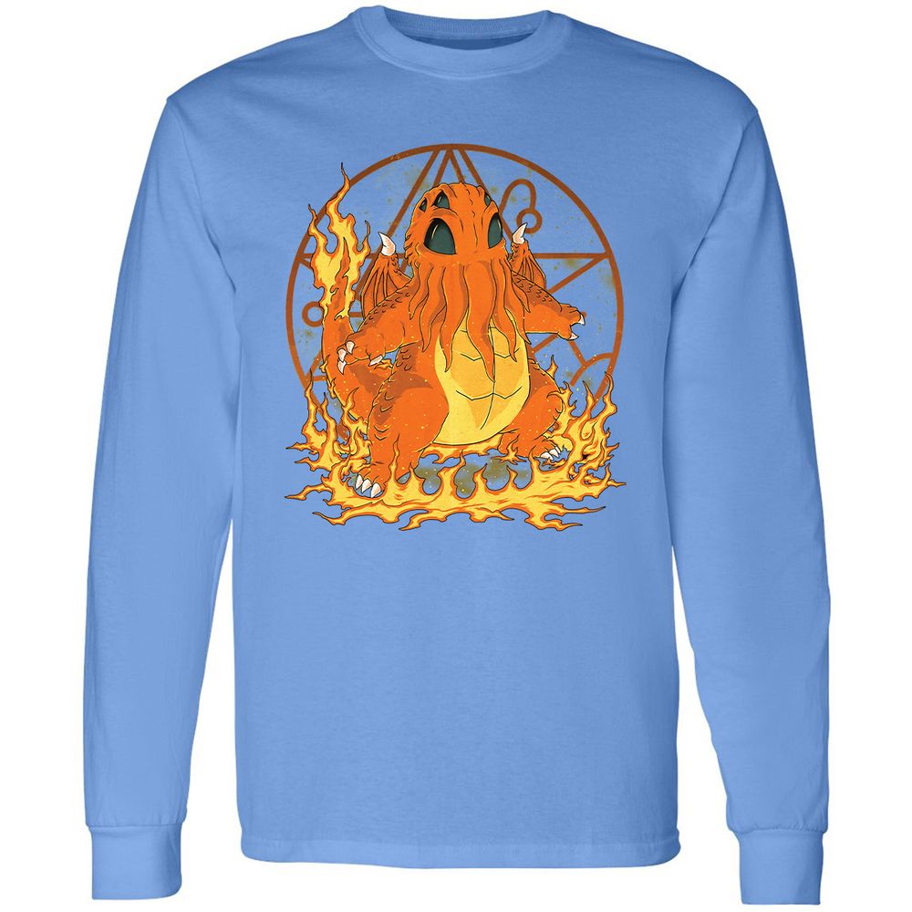 Long Sleeve T-Shirt - YYH5L7NF - Carolina Blue - 12