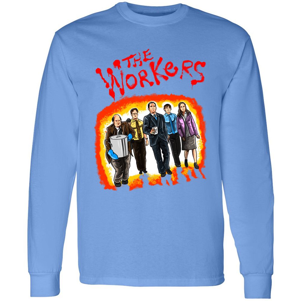 Long Sleeve T-Shirt - 4GGLNRB1 - Carolina Blue - 12