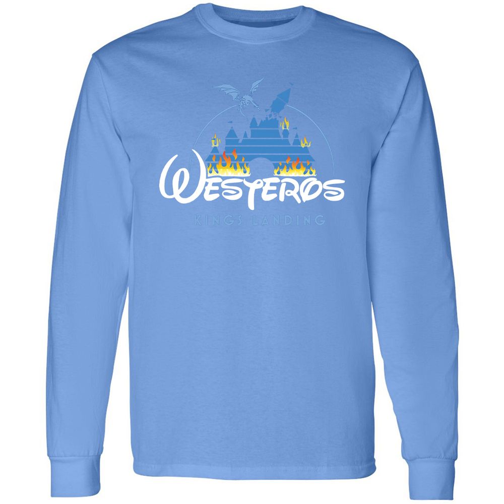 Long Sleeve T-Shirt - L5T4G5PM - Carolina Blue - 12