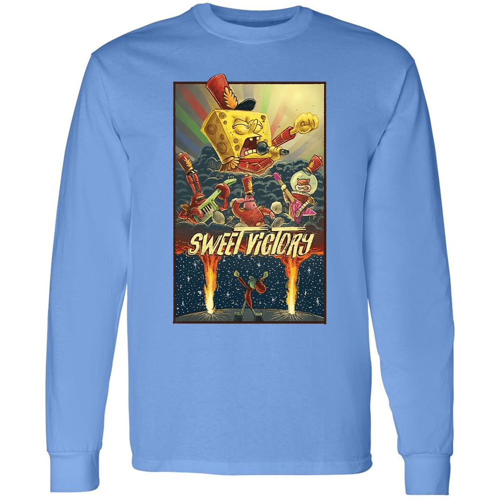 Long Sleeve T-Shirt - H1EQD94D - Carolina Blue - 12