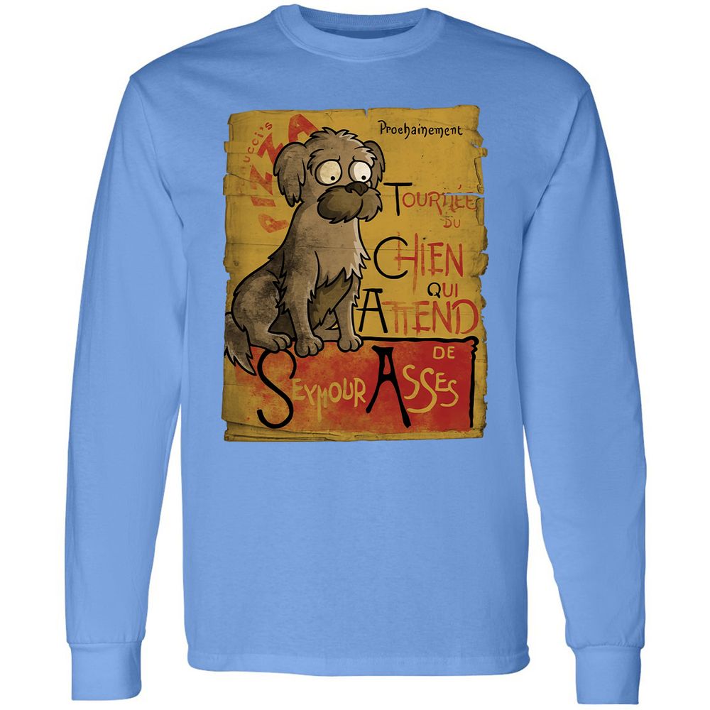 Long Sleeve T-Shirt - Y5GJA7KC - Carolina Blue - 12