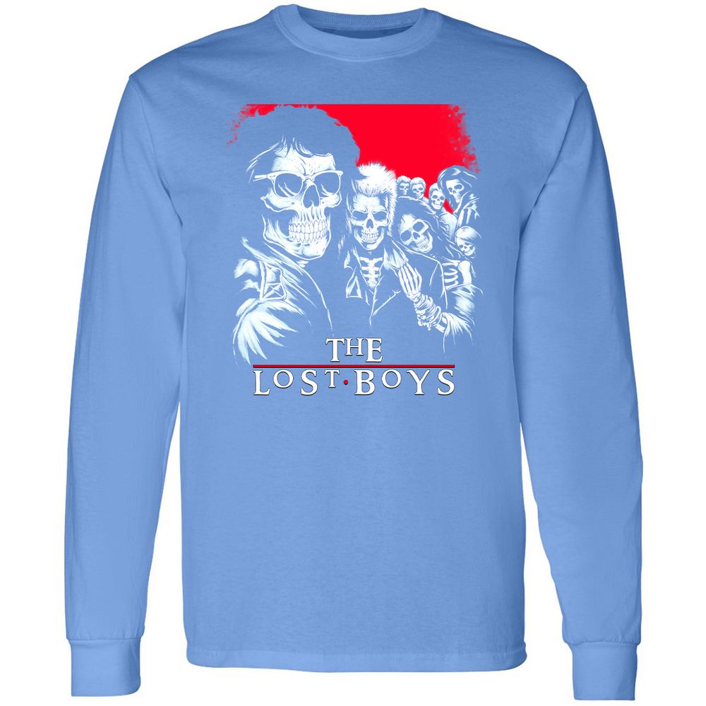 Long Sleeve T-Shirt - QAPFCEPJ - Carolina Blue - 12