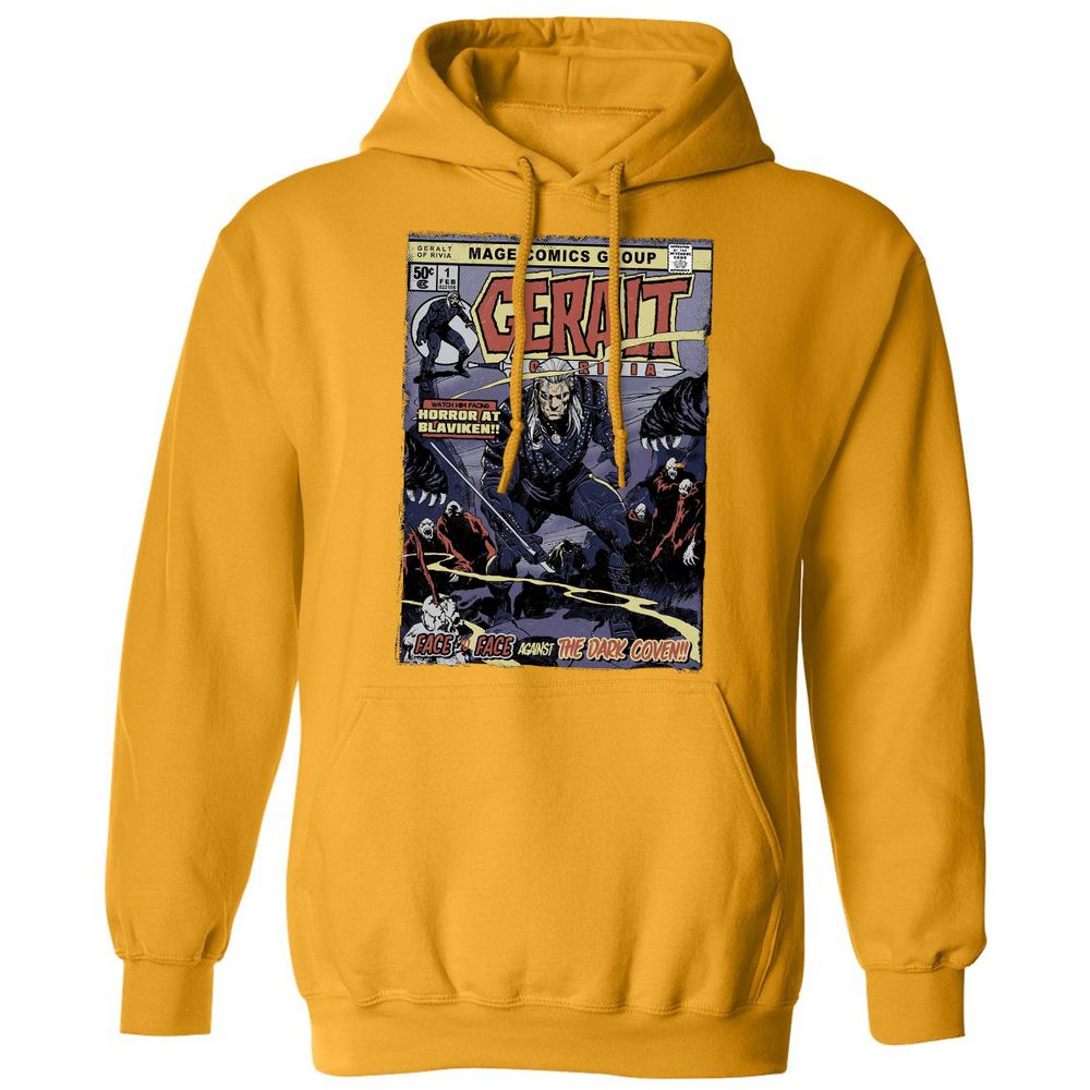Classic Unisex Hoodie - 3ZUD3SDK - Gold - 12