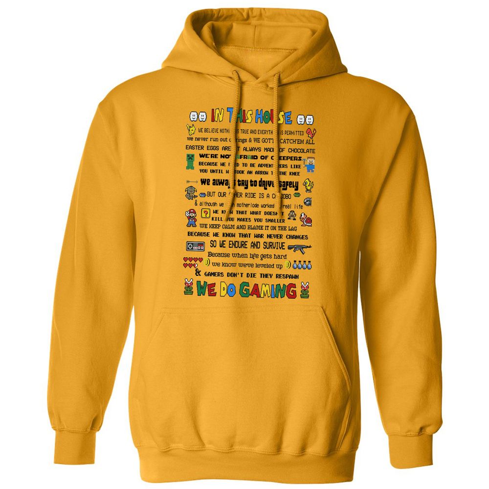 Classic Unisex Hoodie - XEX941D6 - Gold - 12