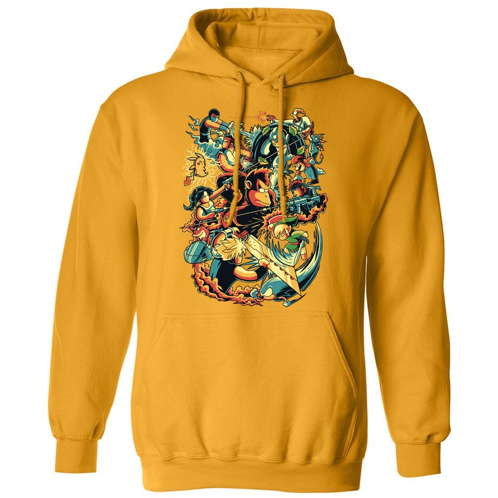 Classic Unisex Hoodie - K8SSA7NQ - Gold - 12