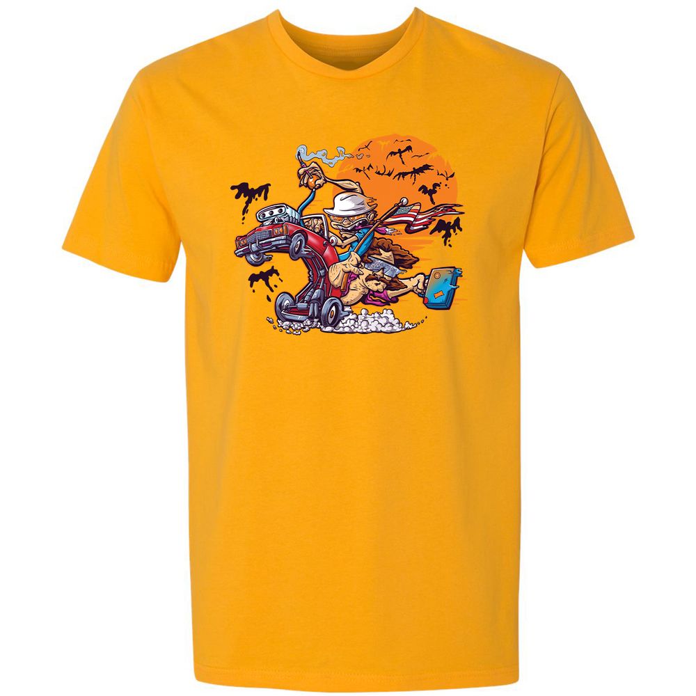 Premium Unisex T-Shirt - UECC673W - Gold - 12