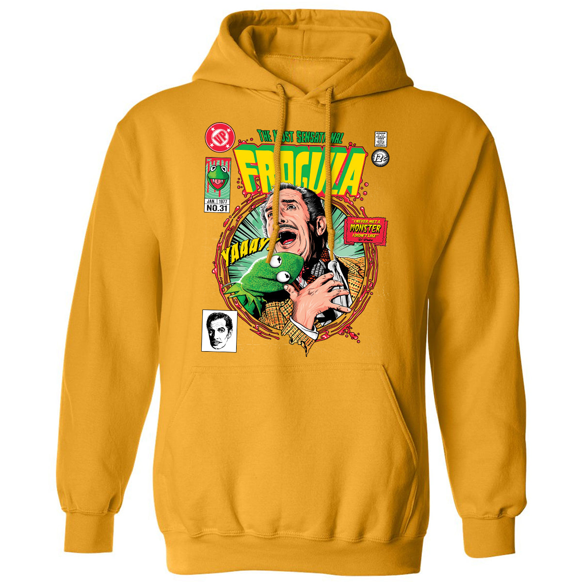 Classic Unisex Hoodie - DQ123HES - Gold - 12