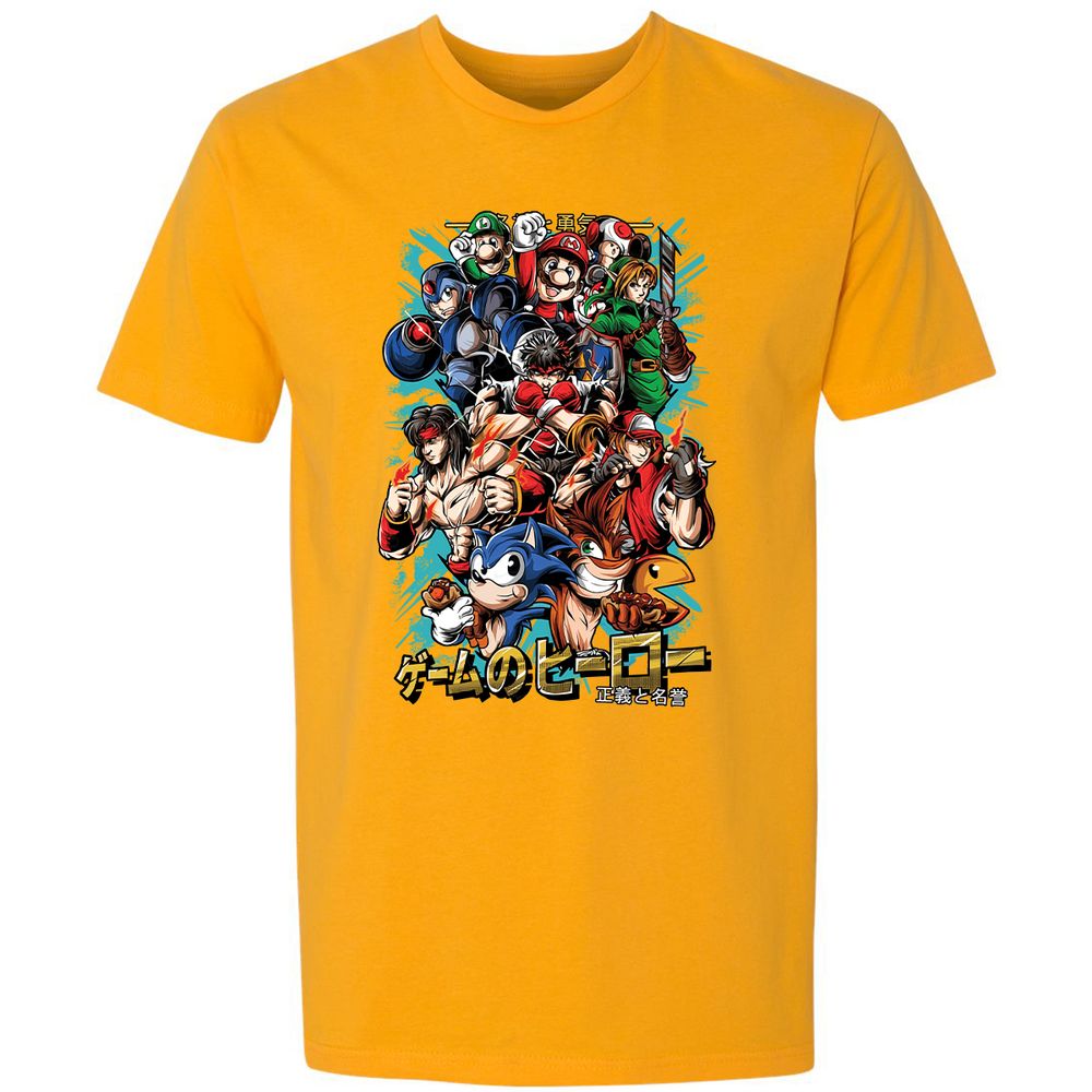 Premium Unisex T-Shirt - 18V9C5VG - Gold - 12