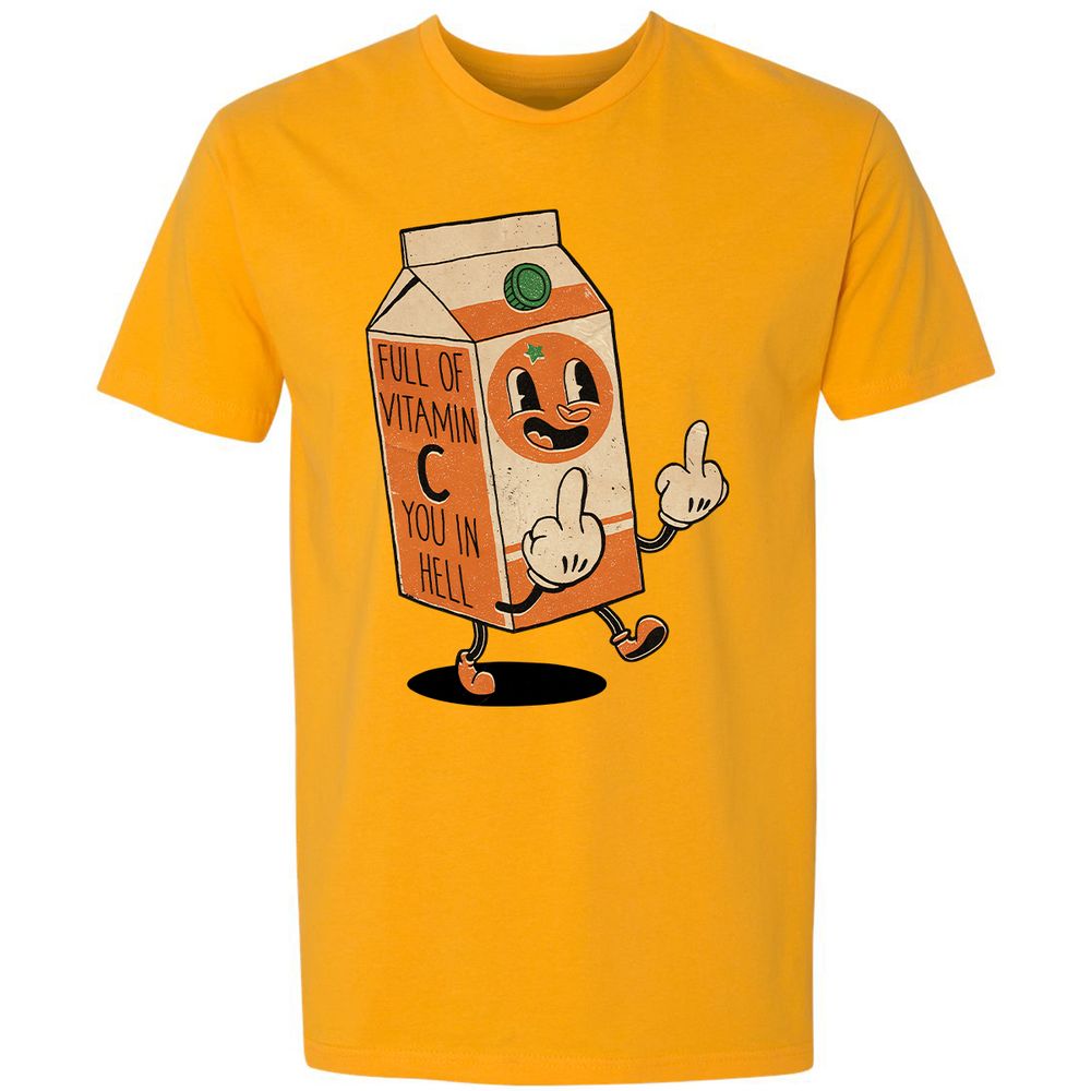 Premium Unisex T-Shirt - 2YK42SKE - Gold - 12