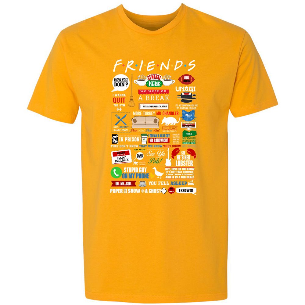 Premium Unisex T-Shirt - 4183WHJ3 - Gold - 12
