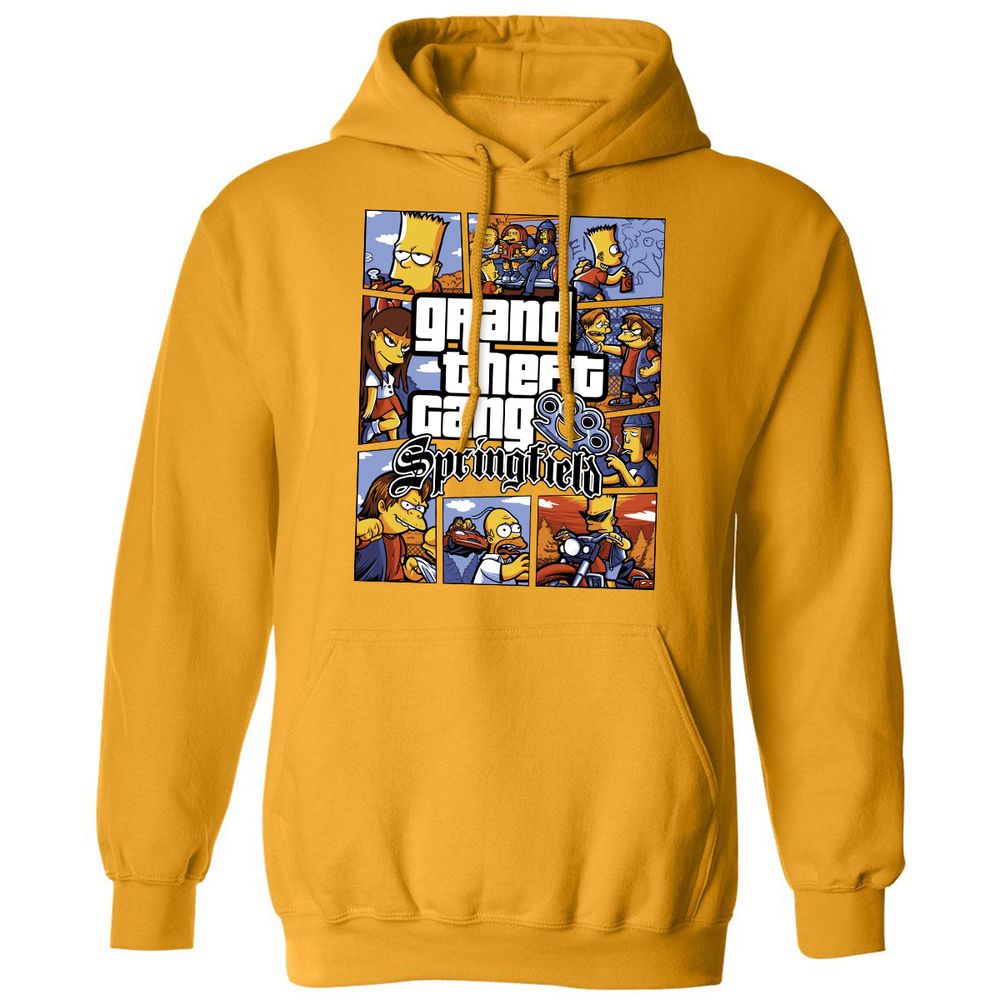 Classic Unisex Hoodie - Y81KBBQV - Gold - 12