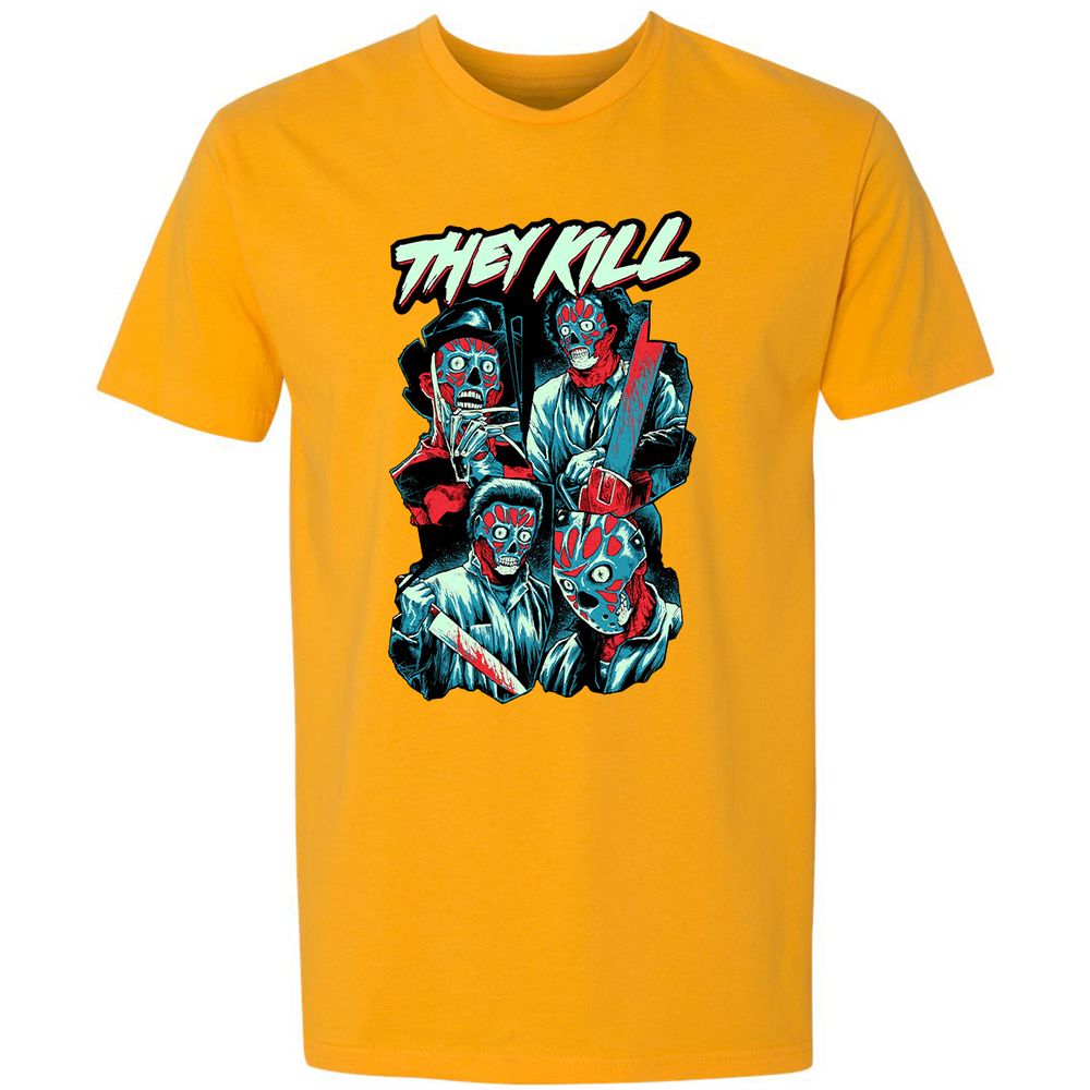 Premium Unisex T-Shirt - L9ND38MN - Gold - 12