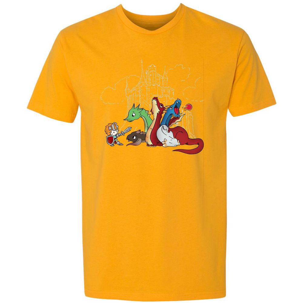 Premium Unisex T-Shirt - CDJF2TWB - Gold - 12