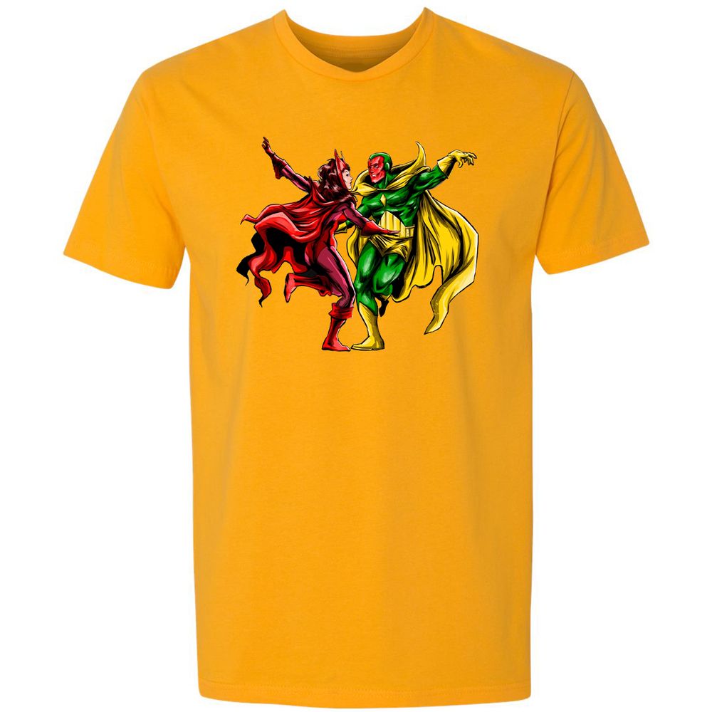 Premium Unisex T-Shirt - 4VTTCHGB - Gold - 12