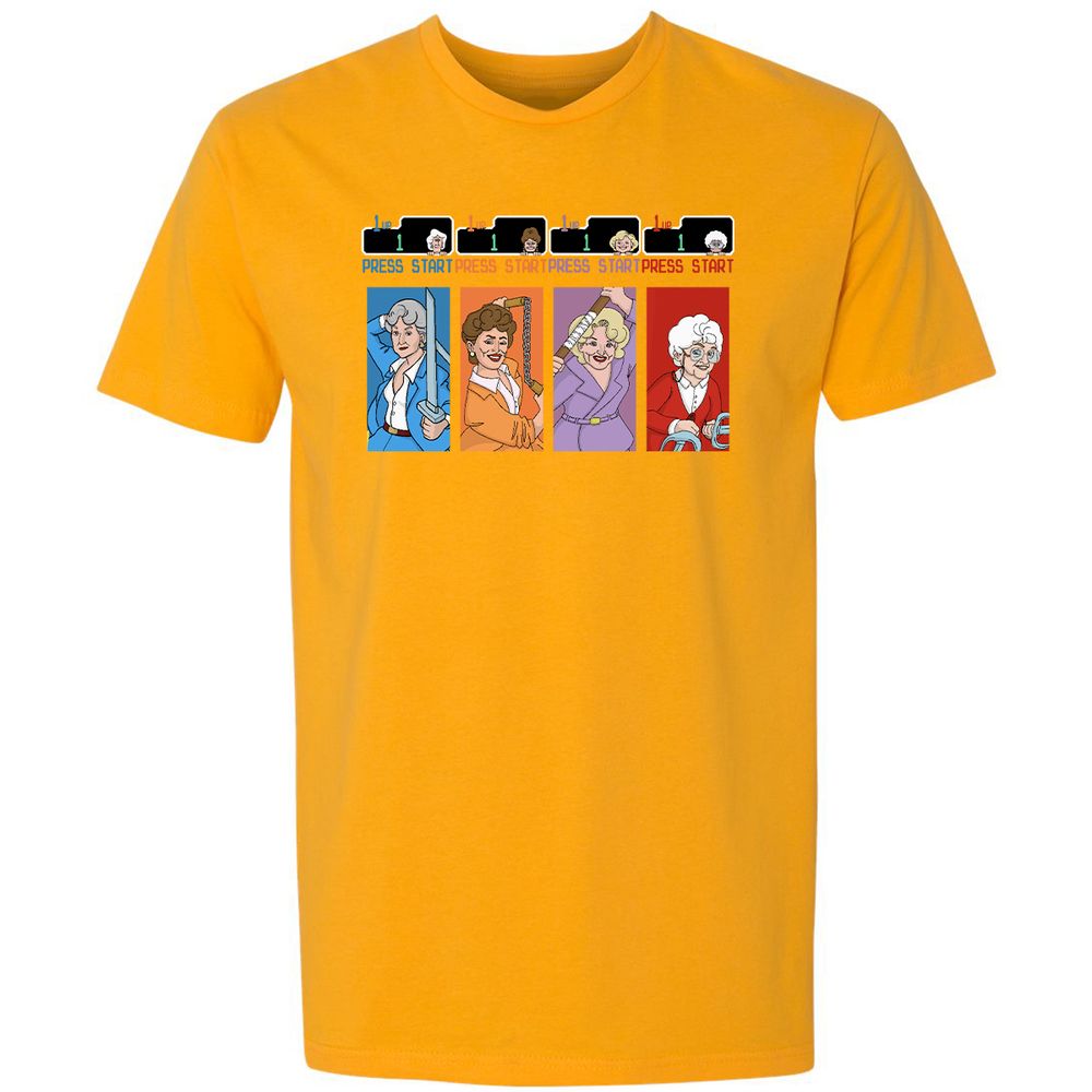 Premium Unisex T-Shirt - 16CMLUV4 - Gold - 12