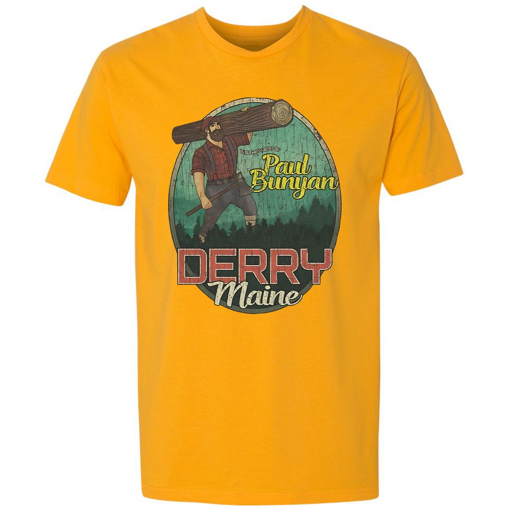 Derry Birthplace of Paul Bunyan - Gold - 12