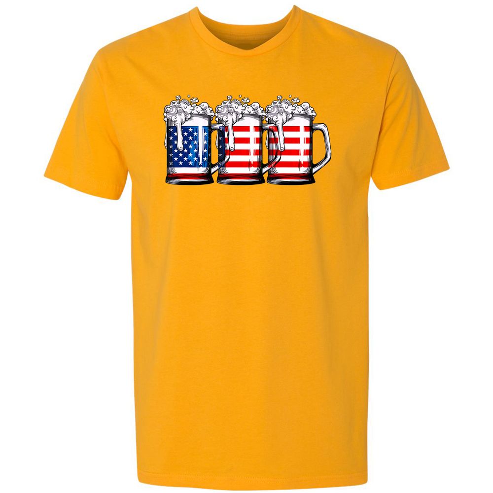 Premium Unisex T-Shirt - EBGF29W7 - Gold - 12