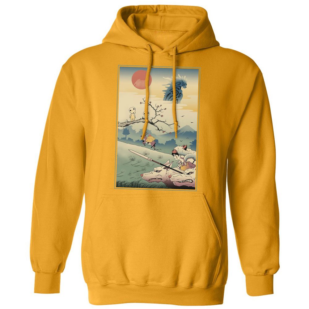 Classic Unisex Hoodie - 8151QKT3 - Gold - 12