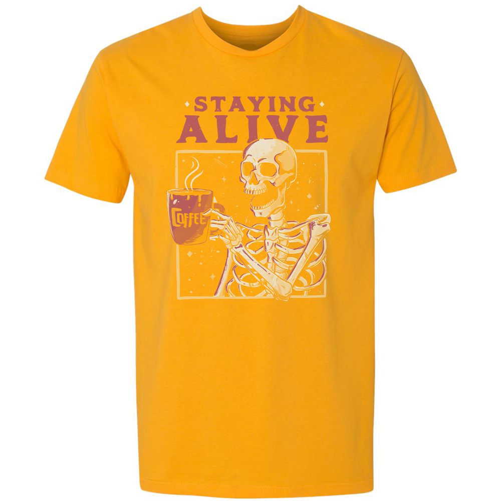 Premium Unisex T-Shirt - 7EC4NNKS - Gold - 12